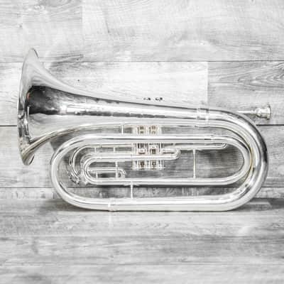 King 1124SP Marching Baritone Silver image 2