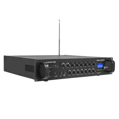 PAC360-6 | 360W 6-Zone 70V/100V Commercial Power Amplifier with Bluetooth, Aluminum, for Restaurants, Lounges, Bars, Pubs, Schools and Warehouses image 2