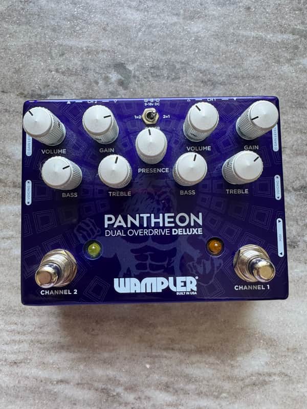 Wampler Pantheon Dual Overdrive Deluxe 2021 - Blue image 1