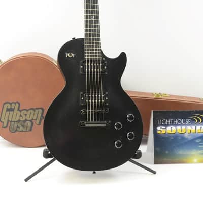 2000 Gibson Les Paul Studio Gothic Electric Guitar - Black w/Case USA image 2