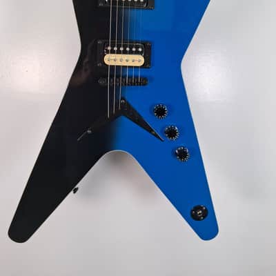Dean ML 79 Classic Electric Guitar, Rosewood Fingerboard, Black to Blue Fade image 1