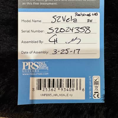 PRS Reclaimed Limited Peroba Rosa S2 Vela Semi-Hollow 2017 - Natural image 4