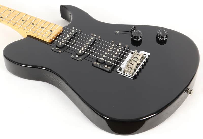 1986 Fender Squier Bullet 1 One Black HSS Electric Guitar Made in