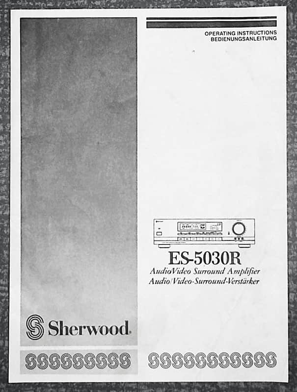SHERWOOD ES-5030 Verstärker * BEDIEN-oder-SERVICE-Anleitung in deutsch or english * ab 6,95€ Bild 1
