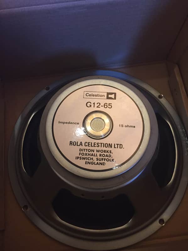 Celestion G12M-65 Creamback 12"  65-Watt 16 Ohm Speaker image 1