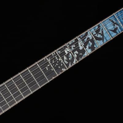 PRS Private Stock 11088 Custom 24-08 Birds of Flight Whale Blue Fade (419) image 9
