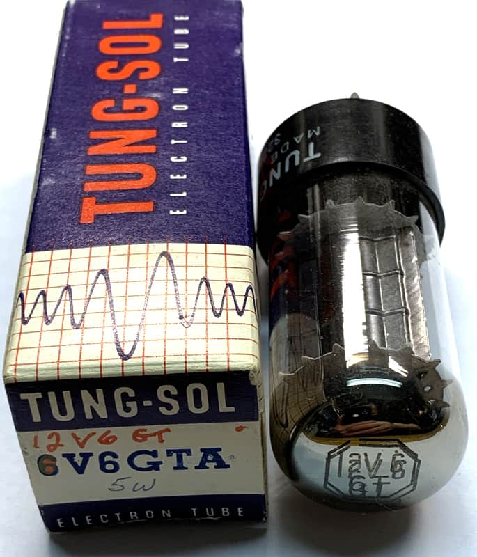 NOS Tung-Sol USA 12V6GT Vacuum Power Tube image 1