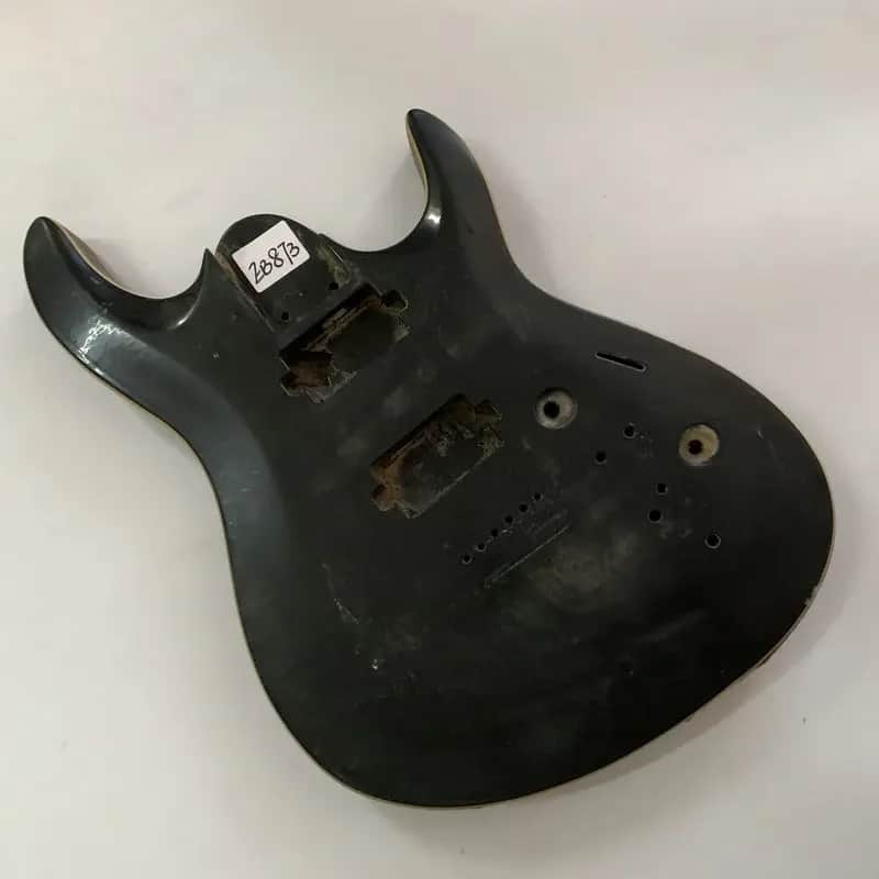 Black DIY Project HH Guitar Double Cutaway Body image 1
