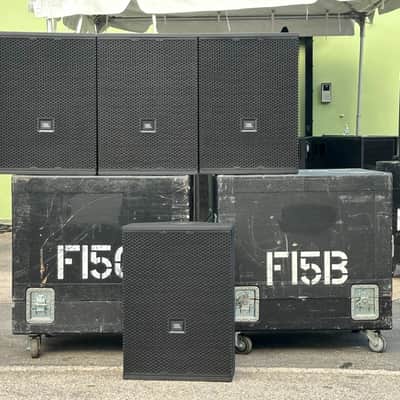 JBL VTX F15 15-inch Bi-Amplified 2-Way Loudspeakers W/ Case (LOT OF 4) THS image 12