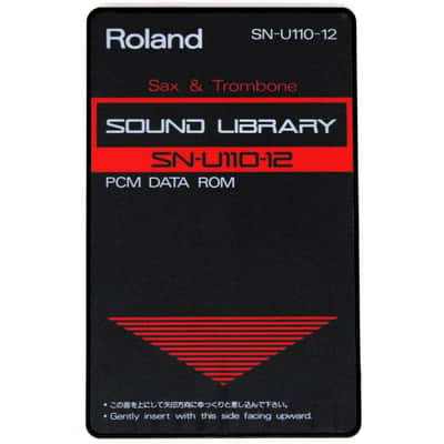 Roland SN-U110-12 Sax & Trombone Sound Library Rom Card For U-110 U-220 image 1
