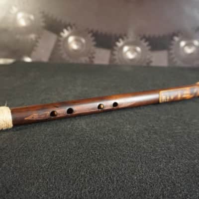 Egyptian Flute with Carved hieroglyphics - 21.5" - Bamboo image 1