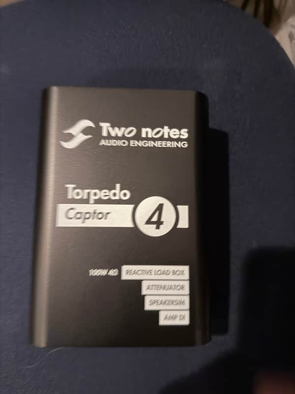 Two Notes Torpedo Captor Loadbox/Attenuator/DI - 4 Ohm 2010s - Black image 1