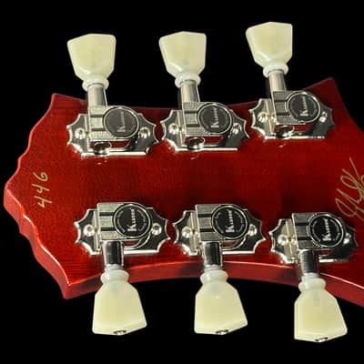 2025 Knaggs Chena A Hollowbody Archtop w Humbucker and Piezo ~ Dark Cherry Burst Gloss image 10