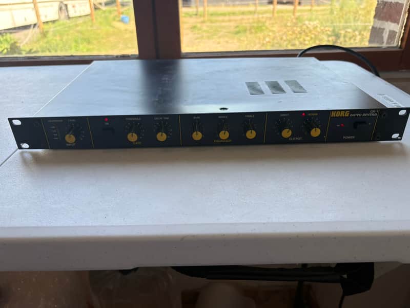 Korg GR-1 Gated Reverb 1980s - Black image 1