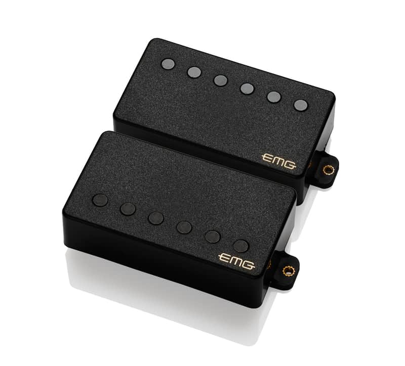 EMG 57/66-B Active Solderless Alnico V Humbucker Set image 1