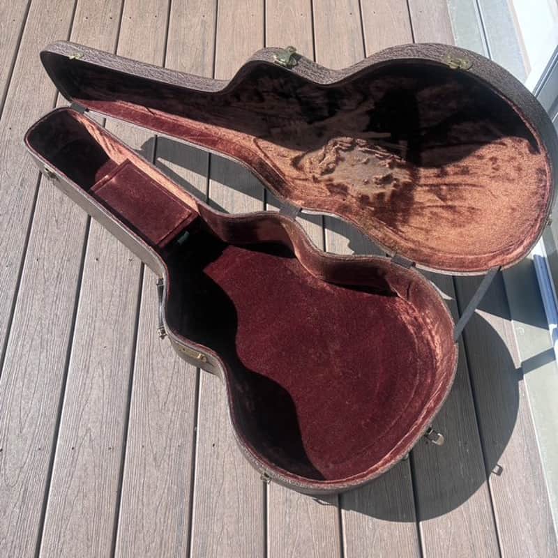 Vintage 1950’s Lifton 17 inch Archtop Guitar Case & Cover image 1