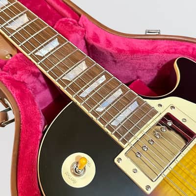 Epiphone 1959 Les Paul Standard Sunburst Electric Guitar w/ Case image 10