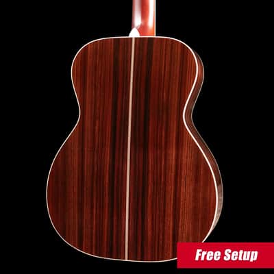 Santa Cruz OM Acoustic Guitar - Sitka Spruce/Indian Rosewood with Hardshell Case image 2