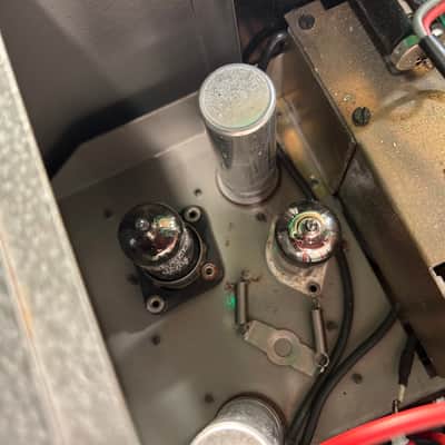 Heurtier 6w single ended el84 vintage tube amplifier project PA filmosound amp image 15