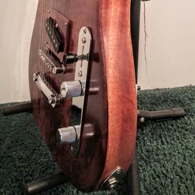 Anderson Custom Telecaster 2016 Redwood Burl Top with Mahogany Body image 5