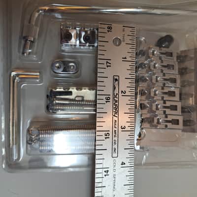 Mighty Mite Floyd Rose Style Double Locking Tremolo System Electric Guitar Bridge -Chrome- In Original Pkg image 10