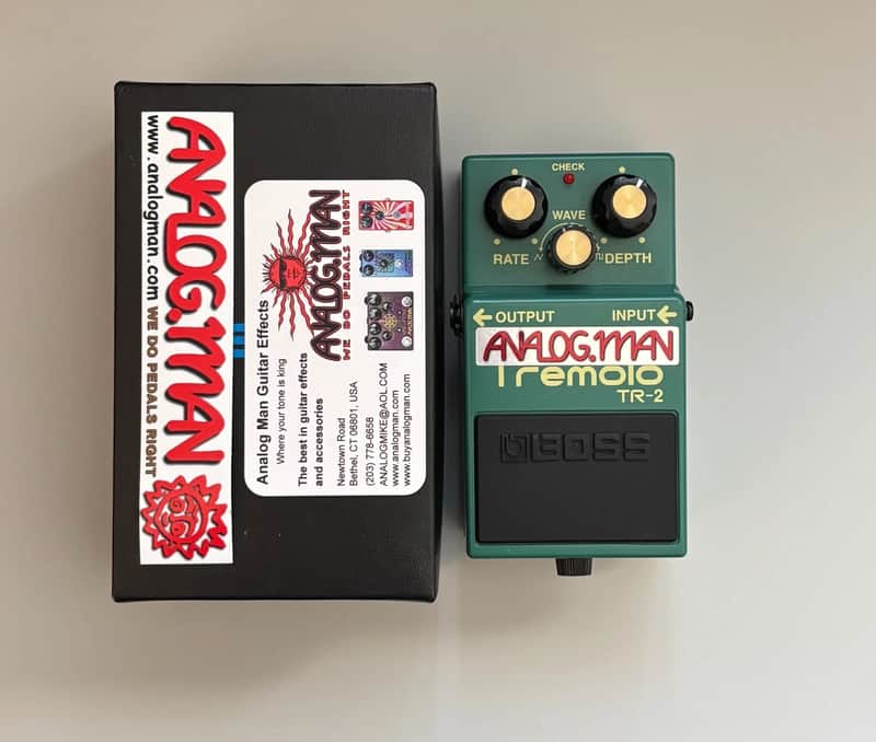 Boss TR-2 Tremolo Pedal - Analogman Super Mod image 1