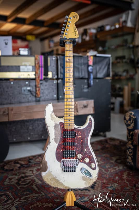 Handyman Mick Mars Stratocaster "The Dirt" 2019 Vintage white image 1