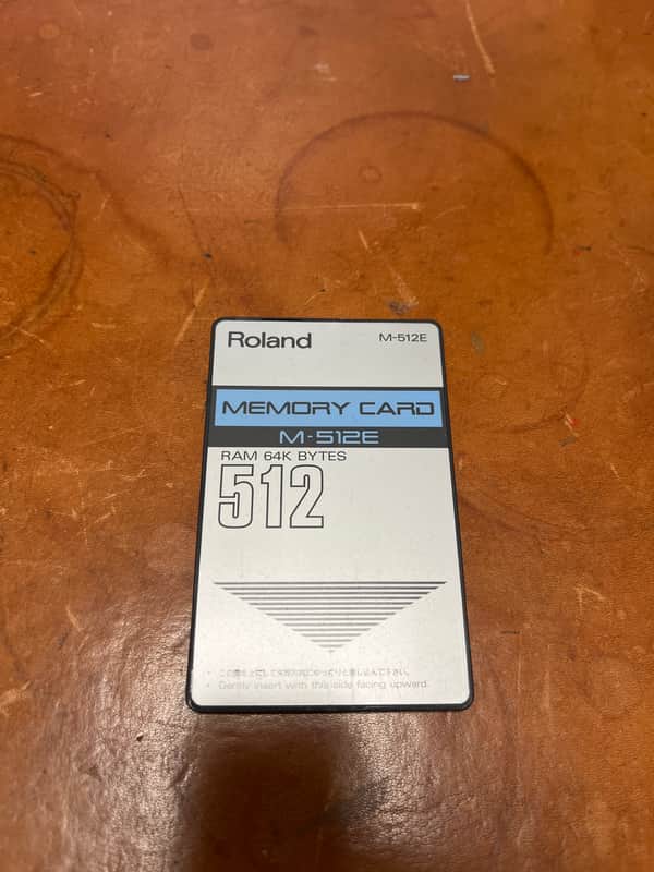 Roland Memory Card M-512E image 1