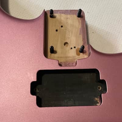2018 Charvel Mexico Pro Mod 2H Satin Pink Guitar Body Floyd Ready image 5