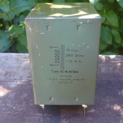 R.K. Manufacturing Military Potted Filter Choke 10 Hy, 260 ohm image 1
