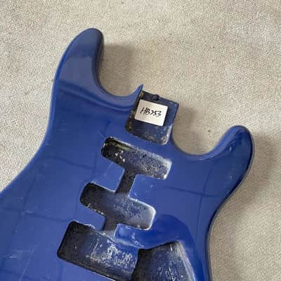 Blue HSS Guitar Strat Style Basswood Body image 10