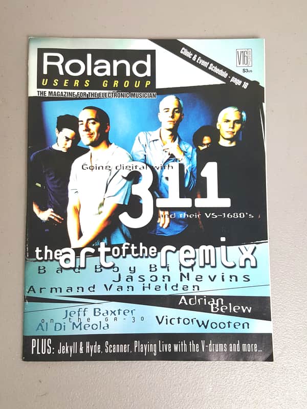Roland Users Group Magazine - Vol 16 no 2 - 311, Victor Wooten, JP-8080 - 1998 image 1