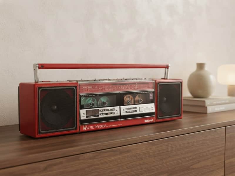 National RX-FW50 Rare Vintage MINT Casette Boombox Getto blaster JDM Warranty image 1