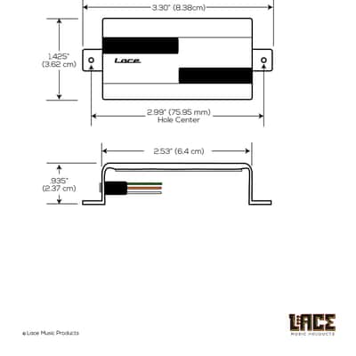 LACE Alumitone Humbucker (Neck or Bridge) - Molten Orange image 3