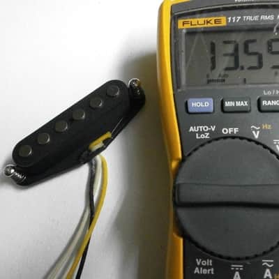 Stratocaster Coil Tap Pickup HOT.250" Quarter Pound Alnico 5 Custom Hand Wound by Q pickups image 4