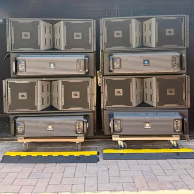 (8) JBL VERTEC VT4888DP-DA Active 3-Way Line Arrays with DPDA digital audio input module image 1