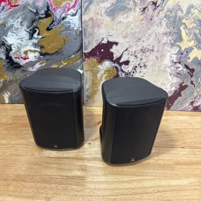 Acoustic Research AR EDGE Bookshelf Black Speakers with Stand Mounts Audiophile image 3