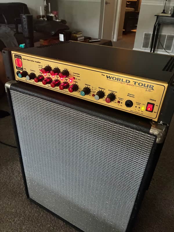 Eden Amplification WT800C World Tour Bass Amp (USA) 2007 - Gold/Black image 1