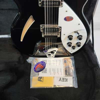 Rickenbacker 360 Jetglo 12-String Semi-Hollow Guitar, Stereo, HSC image 3