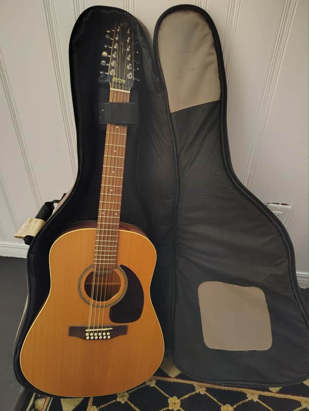 Seagull Coastline S12 Cedar QI 12-String Acoustic-Electric Guitar w/ Preamp & Soft Case – Handcrafted in Canada image 1