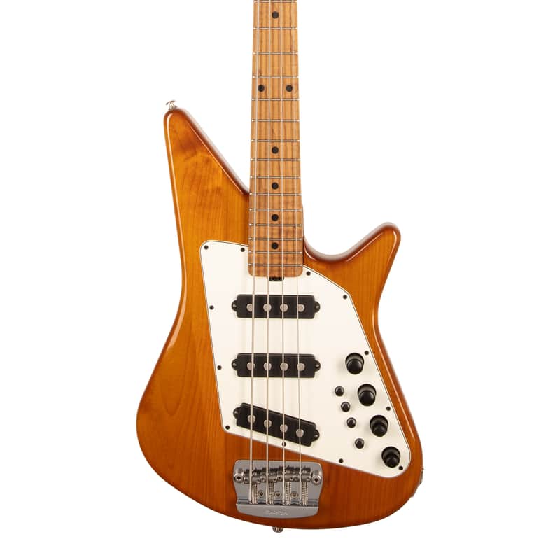 Ernie Ball Music Man Big Al SSS Bass Roasted Alder 2009 Natural image 1