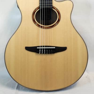 Yamaha NTX3 All Solid Cutaway Acoustic-Electric Nylon String Guitar, MIJ, W/Case image 8