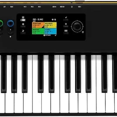 Studiologic SL88GT MK2 88-Key USB/MIDI Weighted Keyboard Controller, Black image 1