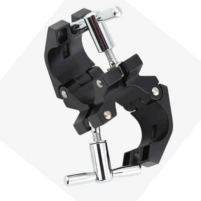 Gibraltar Road Series 1.5" Black Right Angle Drum Rack Clamp image 5