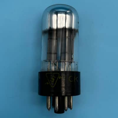 1950s Sylvania 6SN7GTB Vintage Chrome Top Black Plate Preamp Tube! T295 image 2