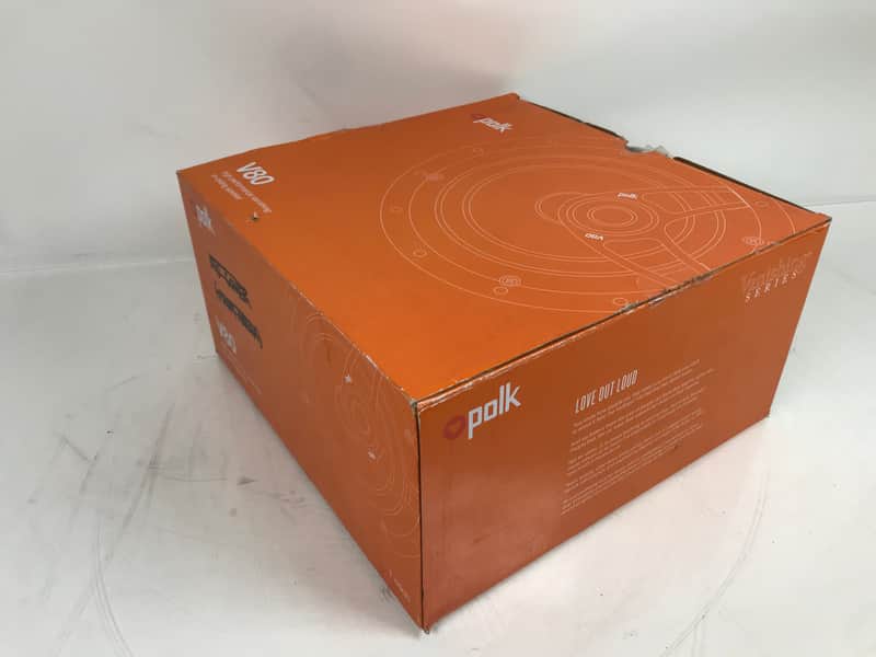 Polk Audio V80 High Performance Vanishing In-Ceiling Speaker, Single, White image 1