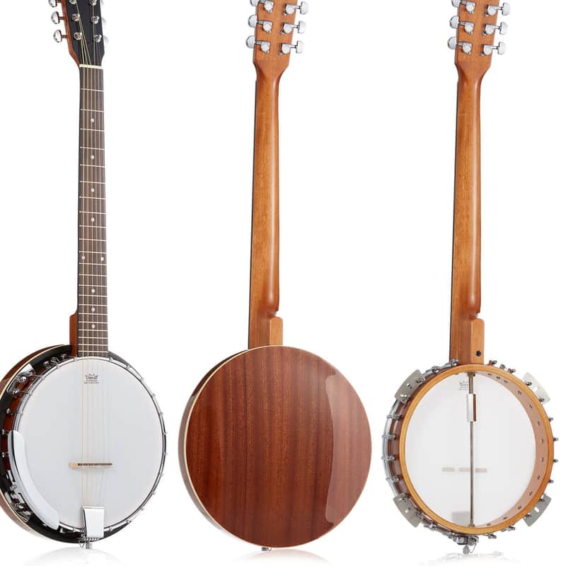 6-String Banjo - Full Size with Closed Back, Mahogany Resonator image 1