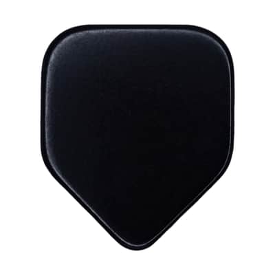 Exotic Plectrums Celluloid Black Guitar Or Bass Pick - 0.96 mm Heavy Gauge - 330 Medium Home Plate Shape - 100 Pack image 2