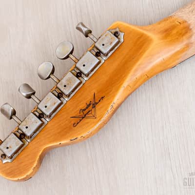 Fender Custom Shop 1963 Telecaster Custom Relic Olympic White w/ Twisted Tele, Seymour Duncan Little '59 image 5