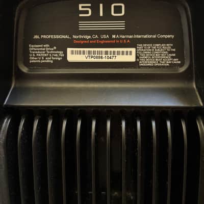 JBL EON 510 10" 280-Watt Powered PA Speaker image 2